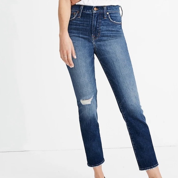 MADEWLL THE PERFECT VINTAGE CROP IN BELLBROOK WASH COMFORT STRETCH EDITION 26 - Picture 2 of 14